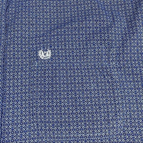 Rough Stock Panhandle Slim Geometric Short Sleeve Button-Up sz XL - Picture 5 of 14